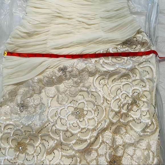 Sue Wong Ivory Cocktail Dress - Picture 17 of 17